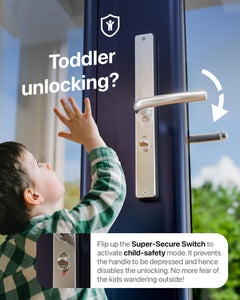 Blusafe Origin Smart Plus Smart Handle — Black, Frosted Silver or Mirror Silver product image