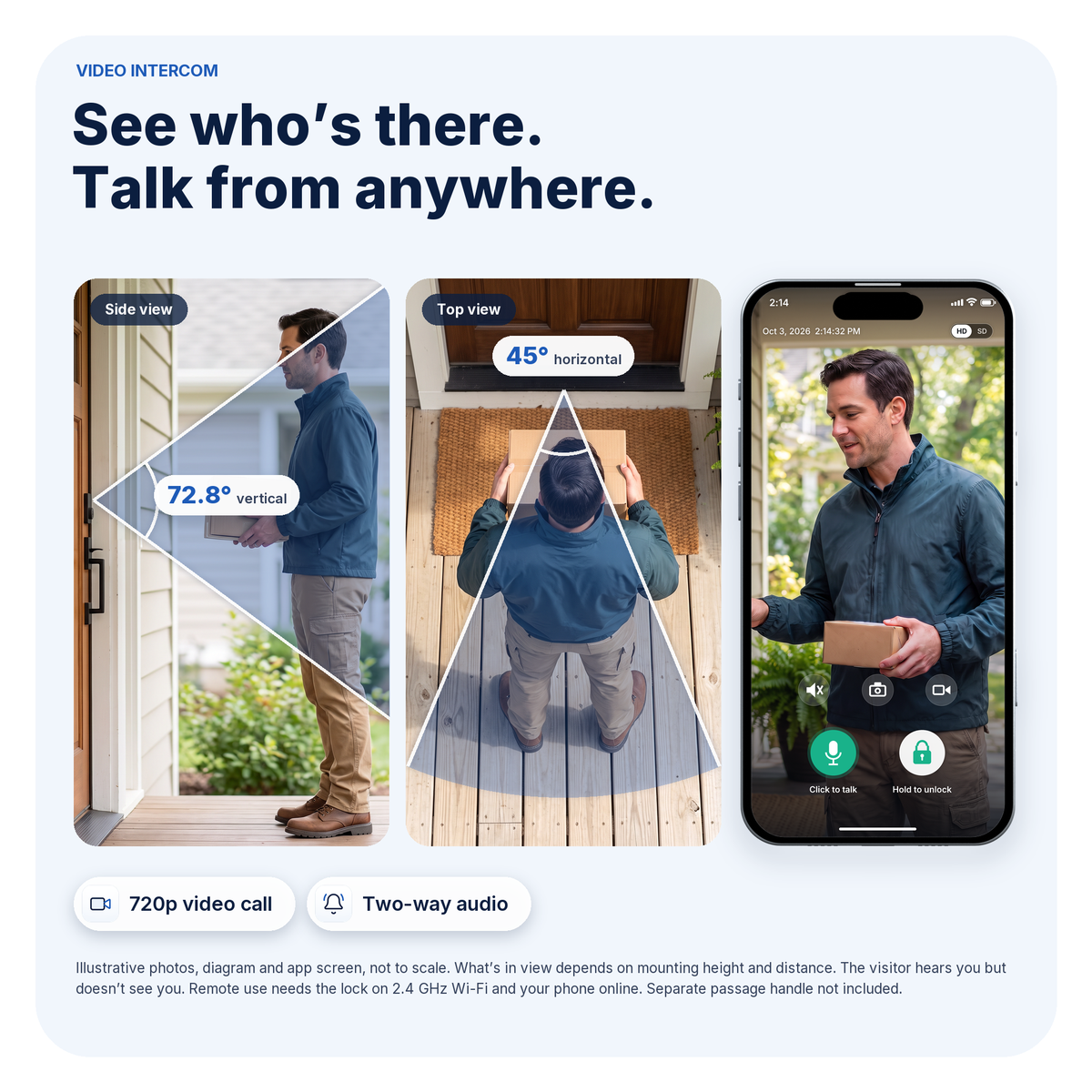 Blusafe Venix Palm Vein & 3D Face Recognition Smart Lock
