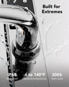 Blusafe Origin Smart Plus Smart Handle — Black, Frosted Silver or Mirror Silver product image