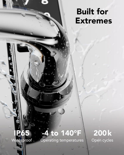 Blusafe Origin Smart Plus Smart Handle — Black, Frosted Silver or Mirror Silver product image