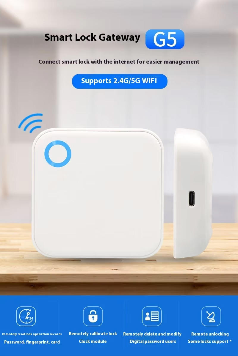 TTLock G5 Dual-Band Wi-Fi Gateway for Blusafe Smart Locks product image