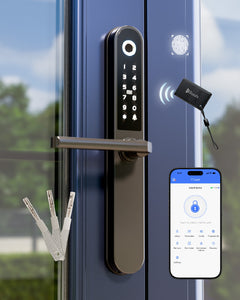 Blusafe Apollo Smart Door Handle — Fingerprint, Keypad, RFID & App product image