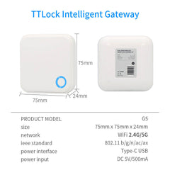 TTLock G5 Dual-Band Wi-Fi Gateway for Blusafe Smart Locks product image