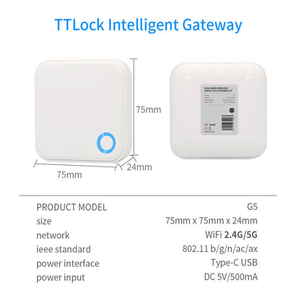 TTLock G5 Dual-Band Wi-Fi Gateway for Blusafe Smart Locks product image