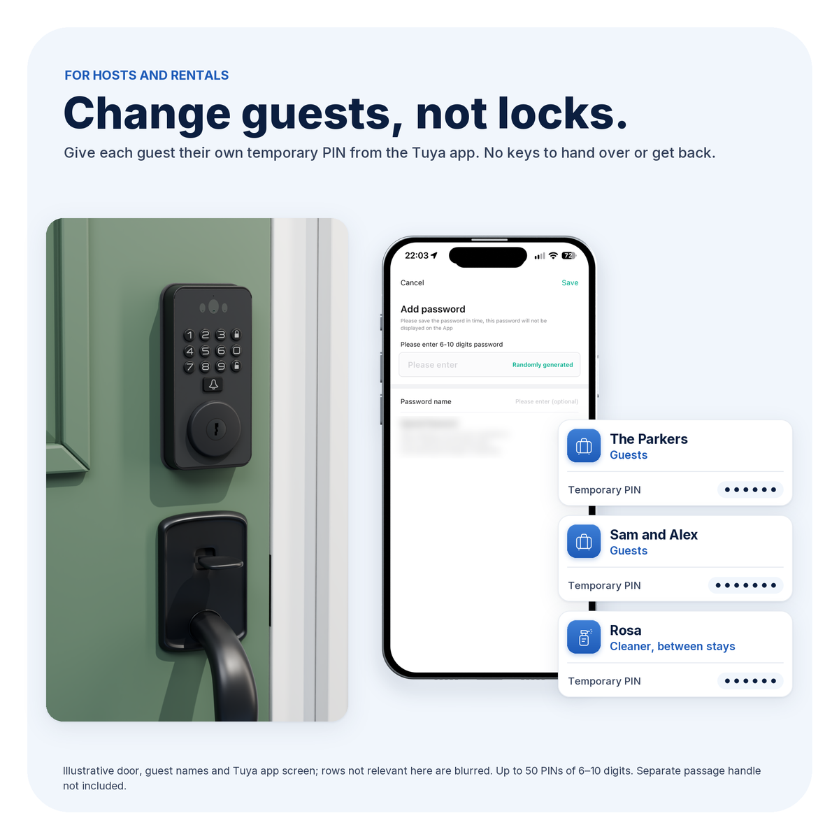Blusafe Venix Palm Vein & 3D Face Recognition Smart Lock