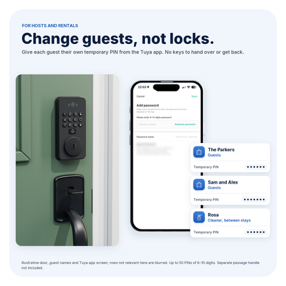 Blusafe Venix Palm Vein & 3D Face Recognition Smart Lock