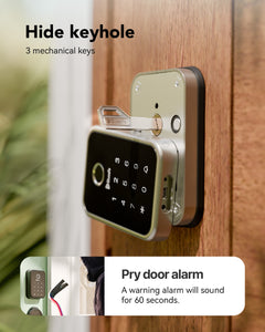 Blusafe Cloud Smart Deadbolt Lock — Black, Red Bronze or Brushed Nickel product image