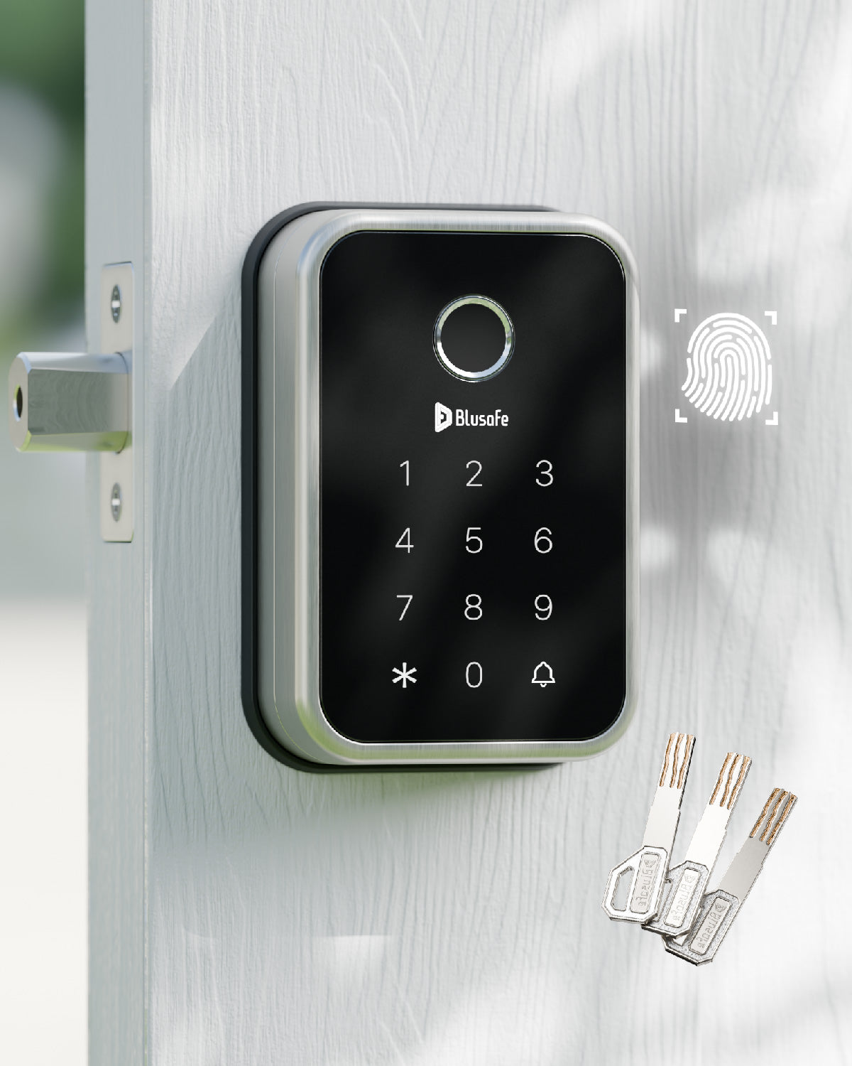 Blusafe Cloud Smart Deadbolt Lock — Black, Red Bronze or Brushed Nickel product image