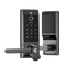 Blusafe Contour V Smart Lock with Doorbell Camera — Black, Red Bronze or Frosted Silver - Black
